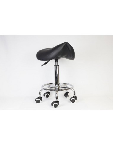 Taburete médico ergonómico negro - 